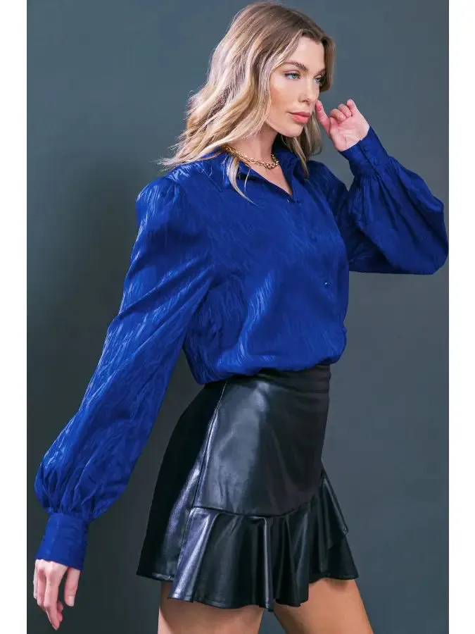 Textured Woven Top