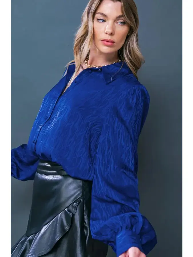 Textured Woven Top