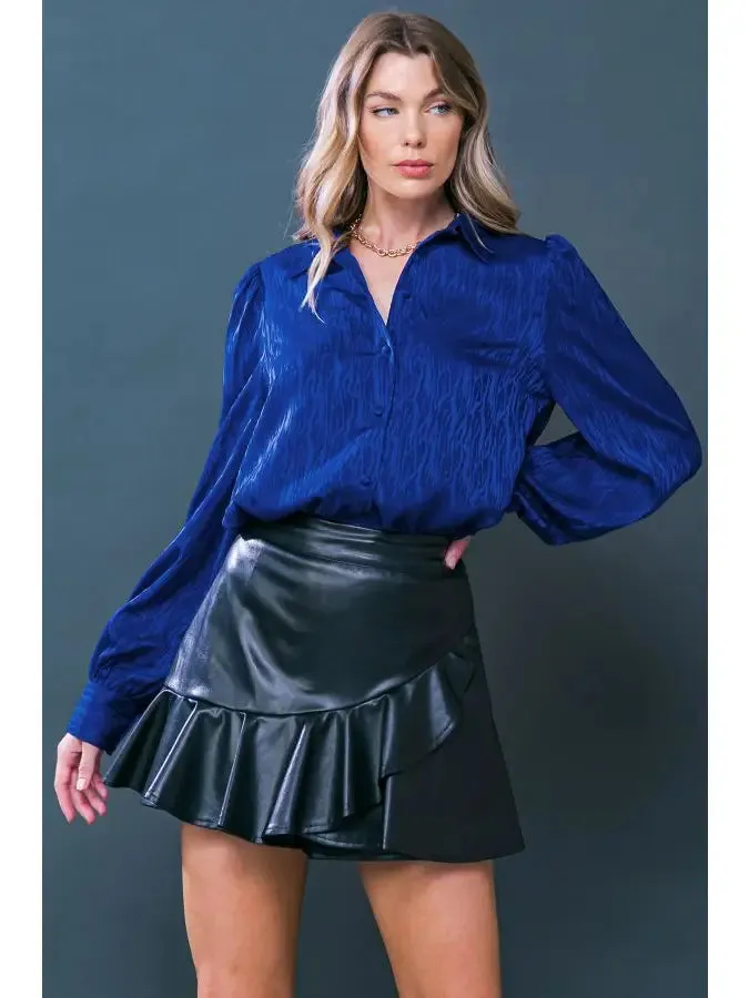 Textured Woven Top