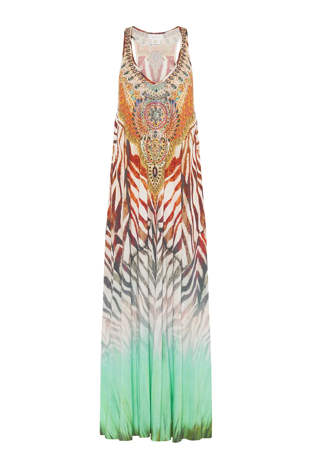 V NECK RACERBACK DRESS SAVANNAH