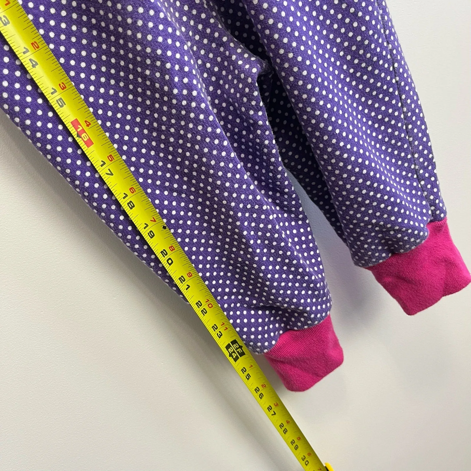 Vintage Threads Clothing for Kids Purple Polka Dot Jumpsuit 18 Months