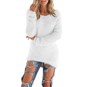 Women Shirt,Neartime Casual Fleece Long Sleeve Sweaters Blouse