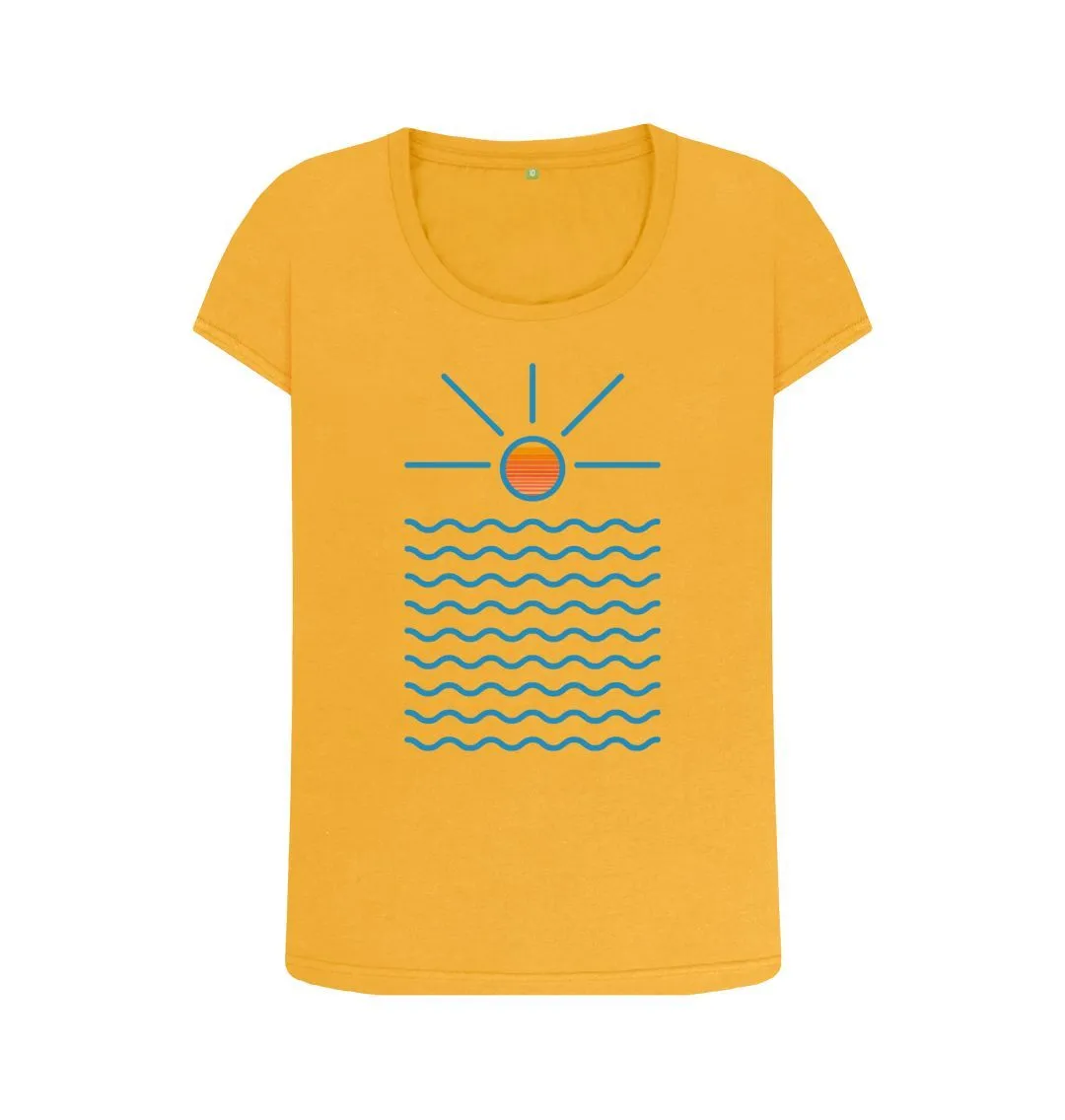 Women's Sunrise Organic Scoop Neck Tee