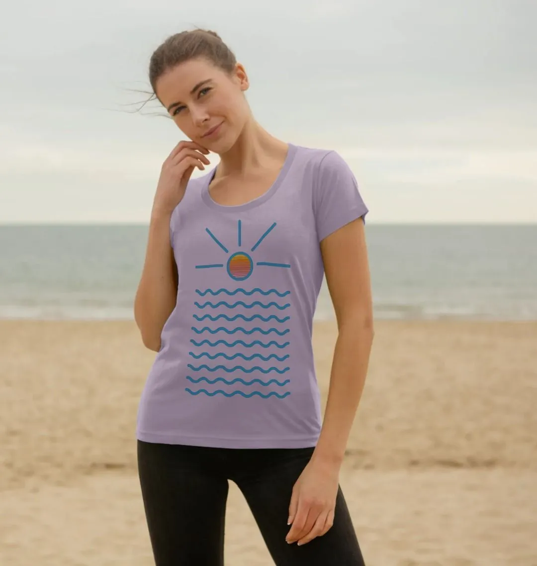 Women's Sunrise Organic Scoop Neck Tee